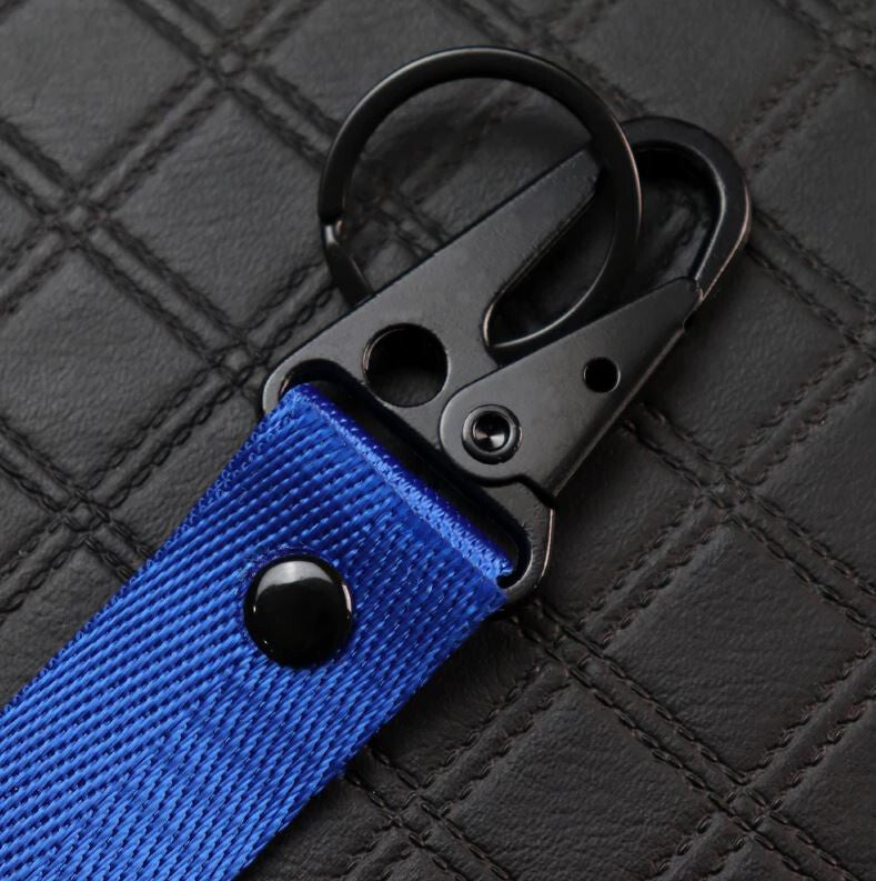 Car keychain metal key ring badge lanyard blue for Mugen Universal new product
