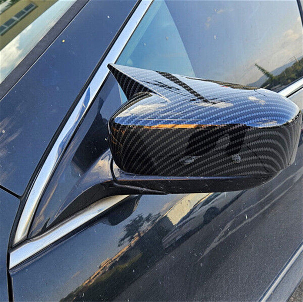 2x Car OX Horn Side Mirror Cover Cap Replacement for Honda for Accord 7th 2003-2007