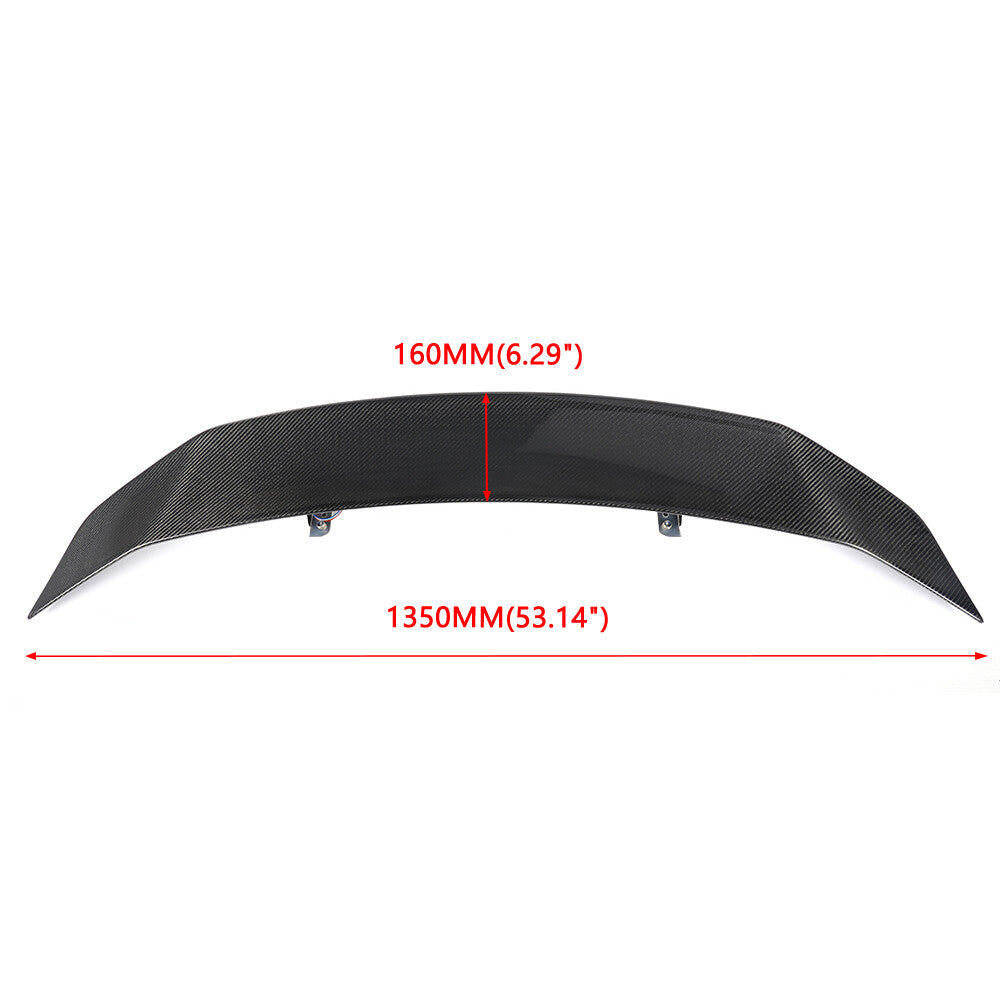 Automatic Adjustable Carbon Fiber Rear Spoiler Wing for 20-24 for Tesla model 3/Y