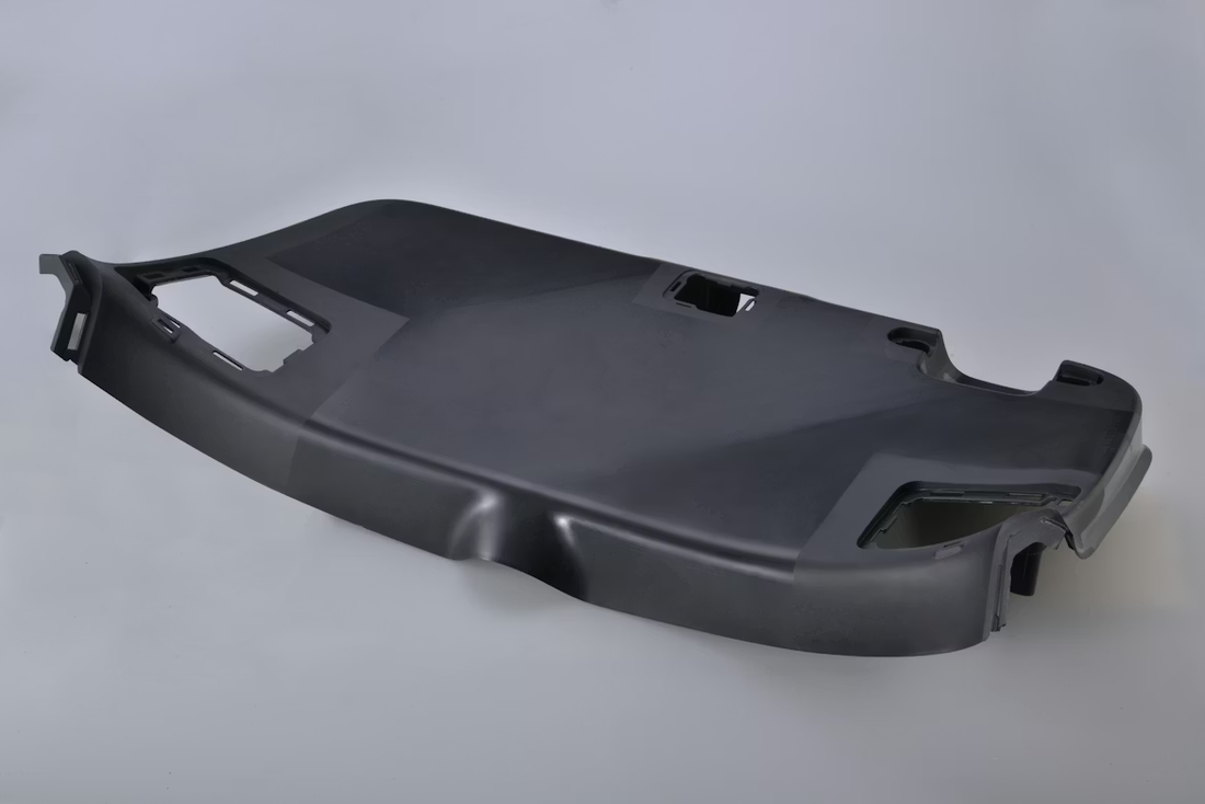 Durable molded plastic dash cover for permanent dashboard crack restoration