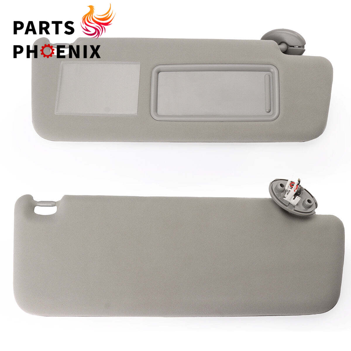 New 1 Pair Sun Visor Left+Right for Toyota Prado TRJ120 RZJ120 KZJ120 KDJ/GRJ120