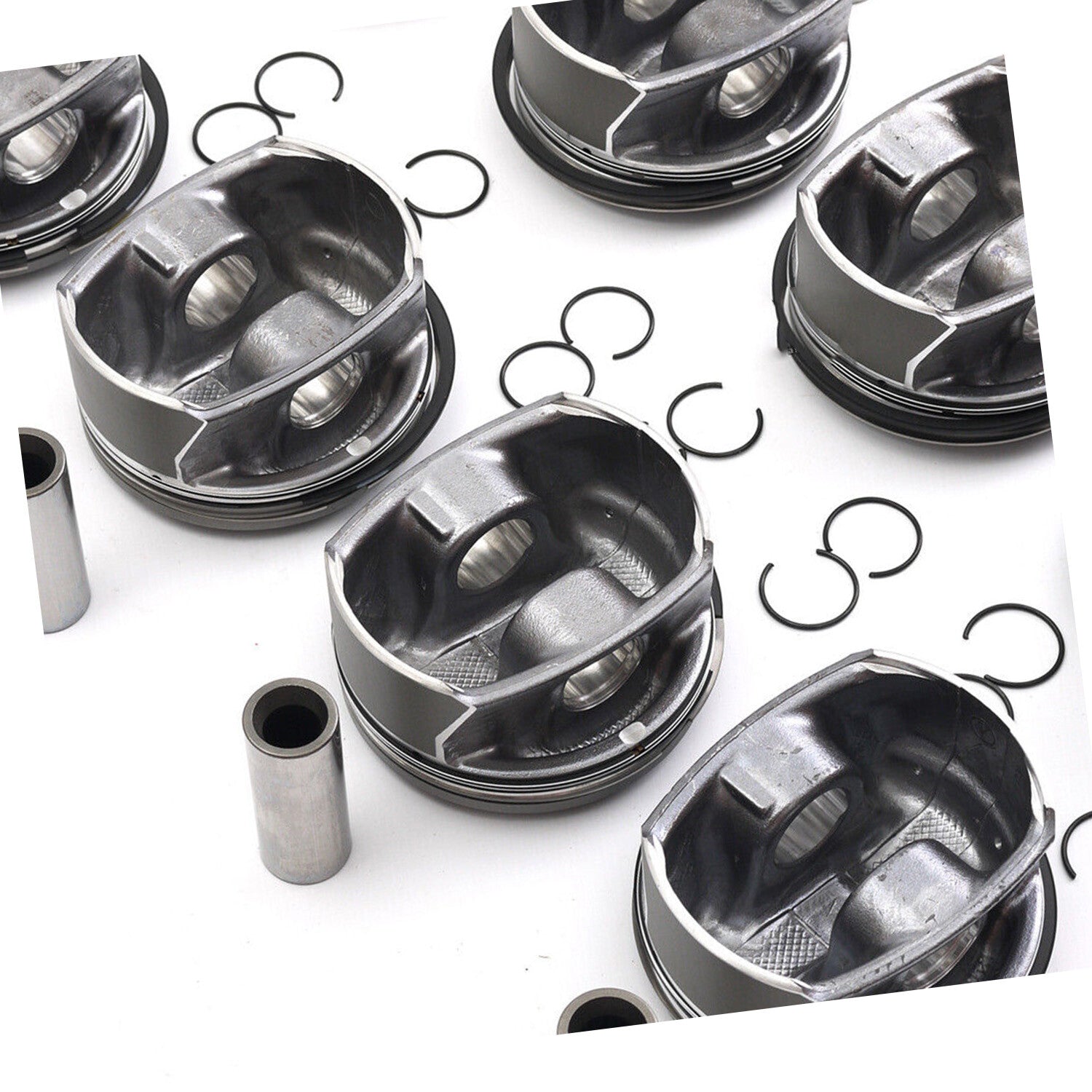 8pc Pistons  Rings Kit for Porsche for Cayenne for Panamera S GTS 4.8L V8 957 970