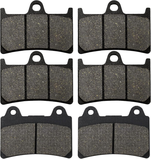 Front and Rear Brake Pads for YAMAHA Roadstar 1700 XV1700 2004-2009 XV 1700