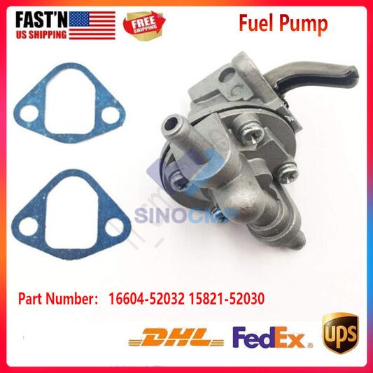 16604-52032 Transfer Fuel Pump 15821-52030 for Kubota Engine Z482 D662 D722 721D