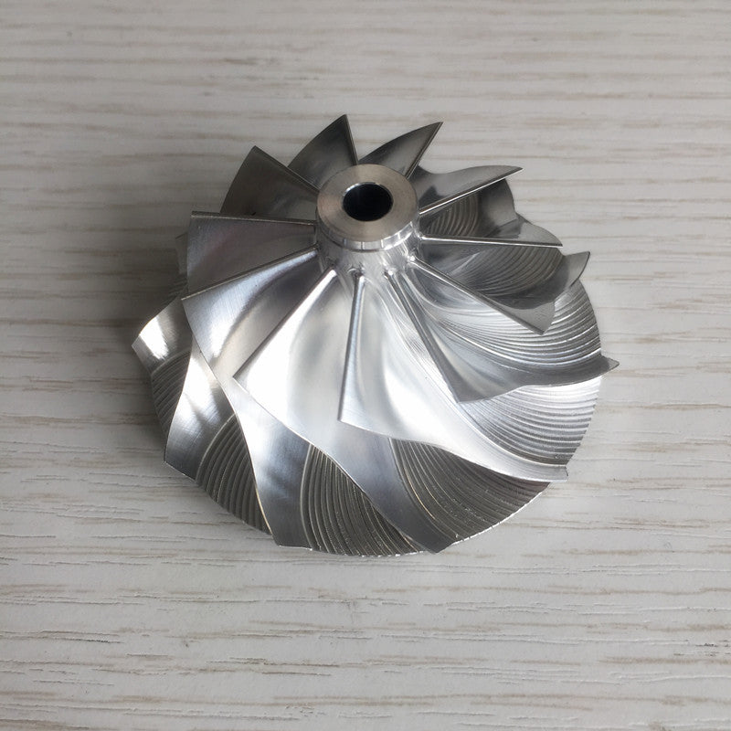 K16 5324-123-2201 45.78/61.98mm 11+0 blades billet compressor wheel