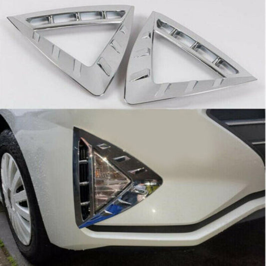 for Hyundai for Elantra 2019-2020 Chrome Front Fog Light Lamp Frame Cover Trim decor