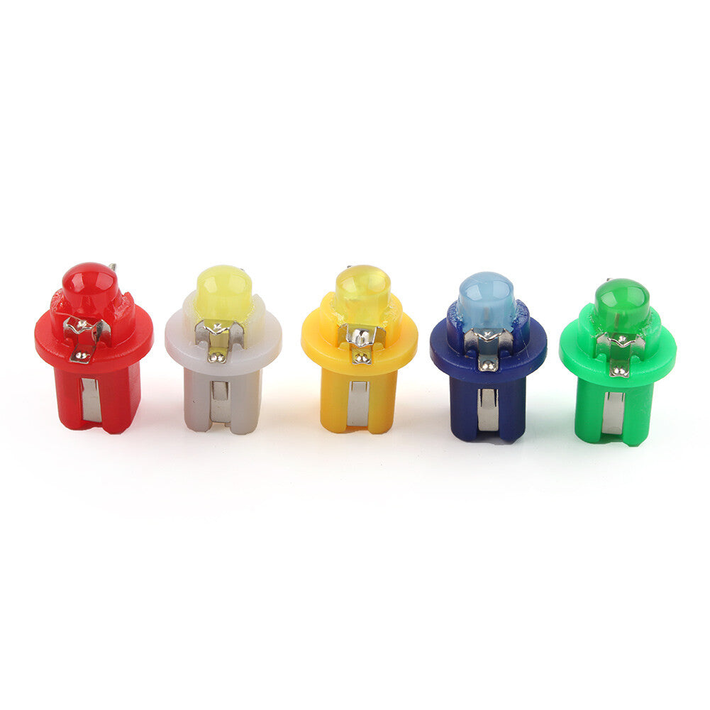1xT5 B8.5D 5050 1SMD LED Car Dashboard Dash Gauge Instrument Light Bulb 12V