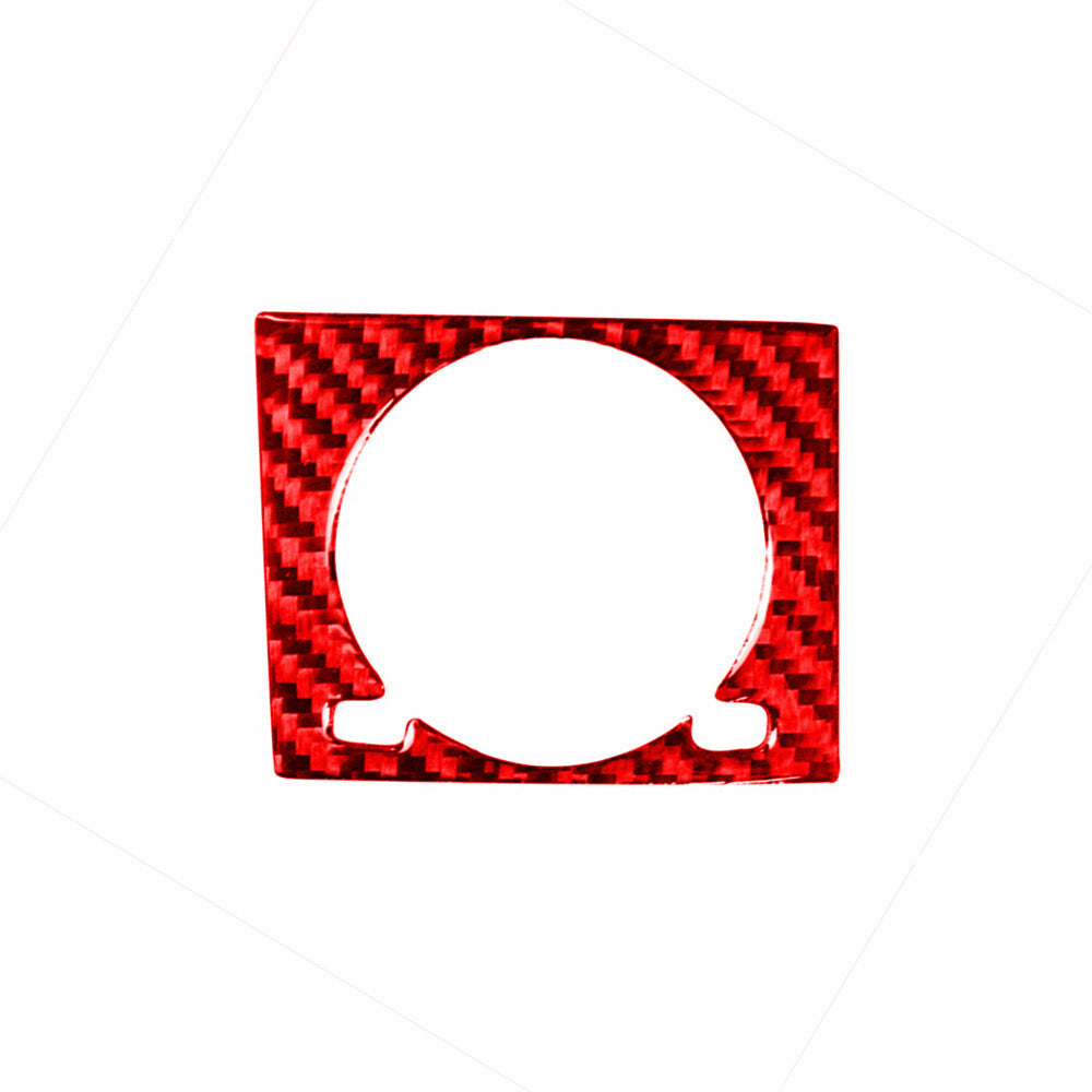 Red Carbon Fiber Central Console Clock Cover for Lexus RX300 270 200T 450H 16-19