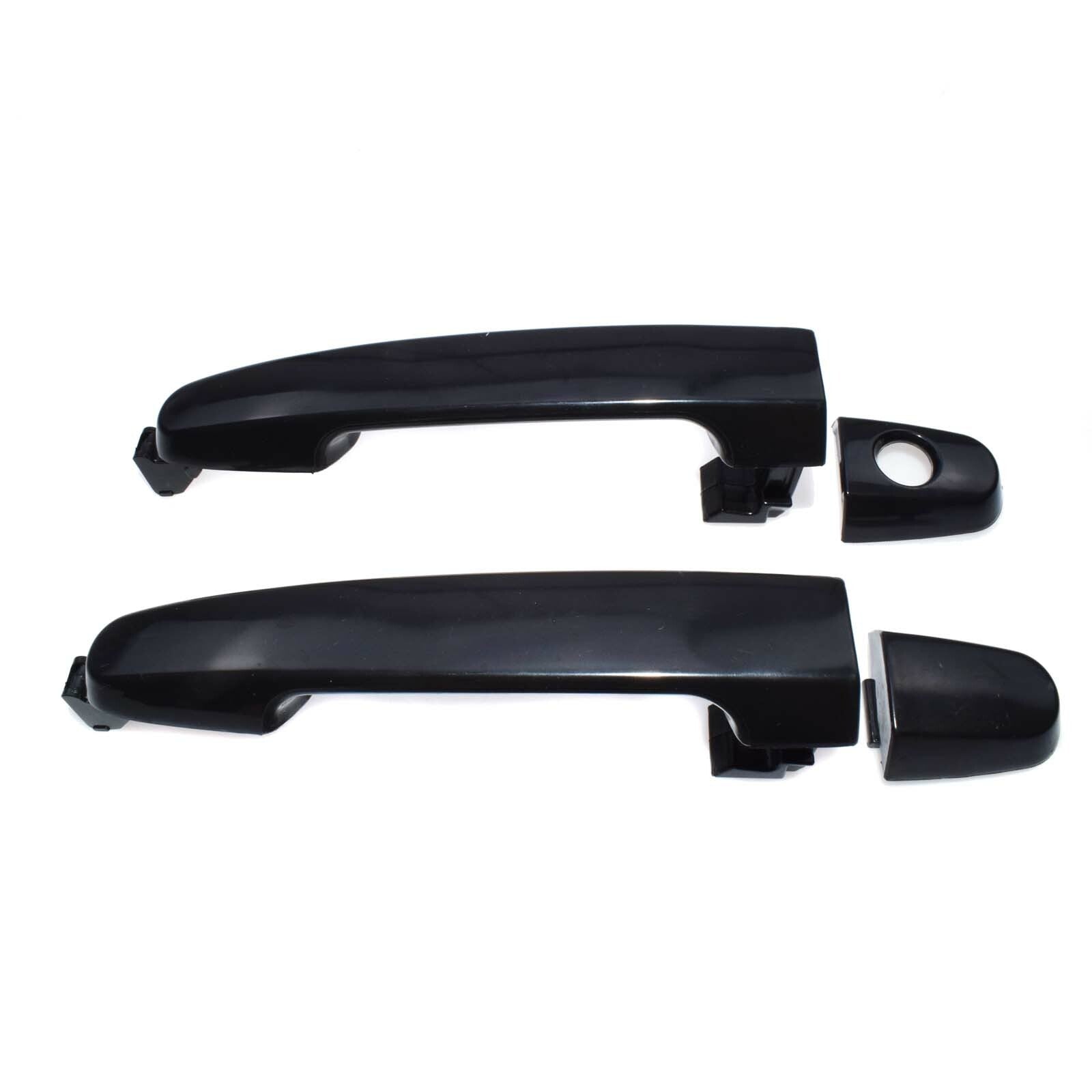 2Pcs Outside Front Rear Left Right Black Door Handle for Toyota for Corolla 2003-08