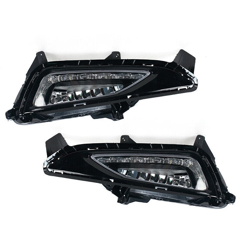 1 Set DRL Daytime Running Light Fog Lamps for Hyundai for Tucson 2016-2018 LED