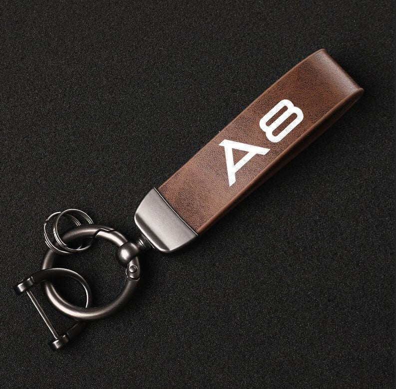 Green and black clover keychain/metal key ring for Alfa Romeo Giulietta Giulia Mito