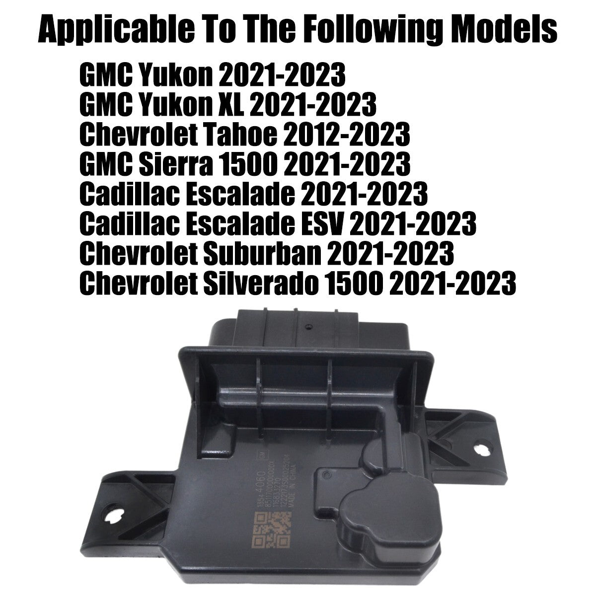 Fuel pump control module 13544060 is compatible with for Escalade Suburban Silverado.