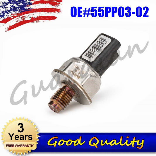 1PC 55PP03-02 Fuel Rail Pressure Sensor Replacement for SsangYong for Jaguar for Renault