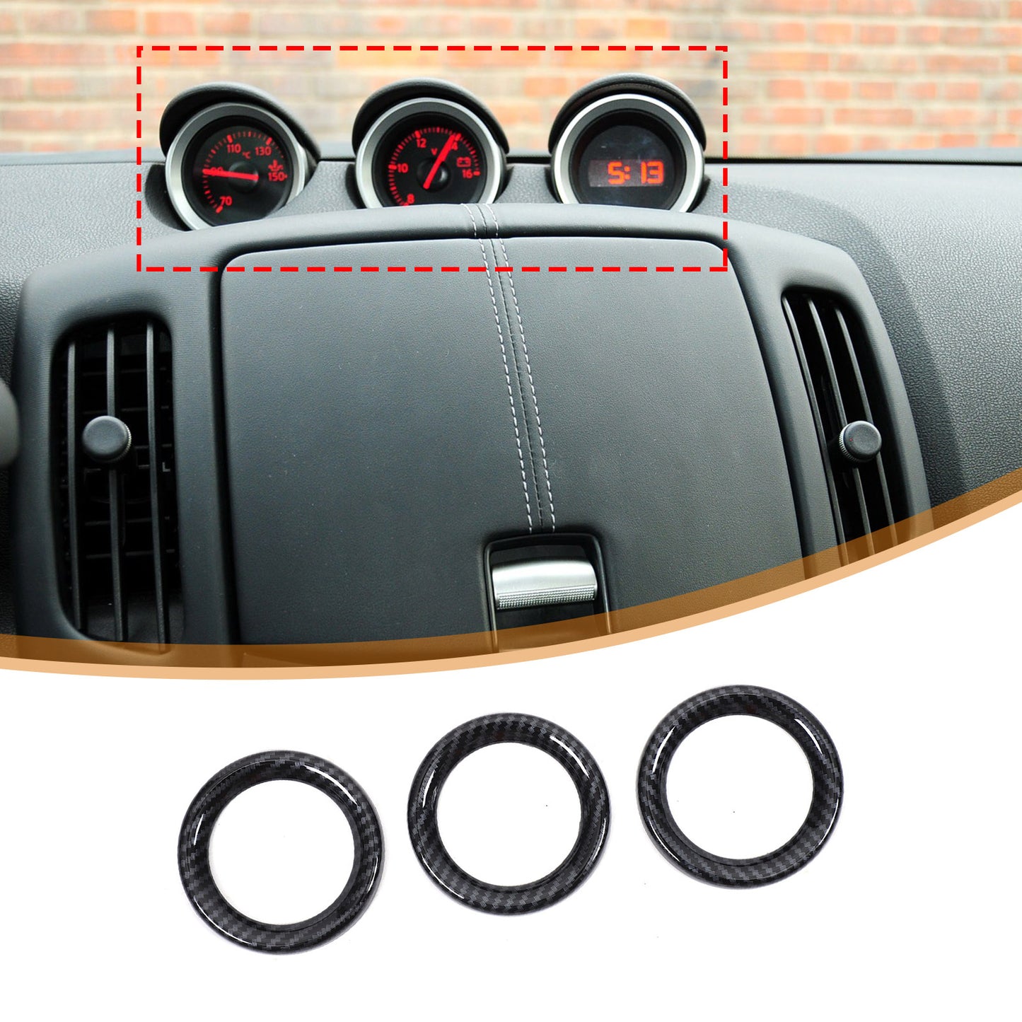 ABS Black Glove Box Divider Storage Panel Trim for Toyota 86/ for Subaru BRZ 2022+