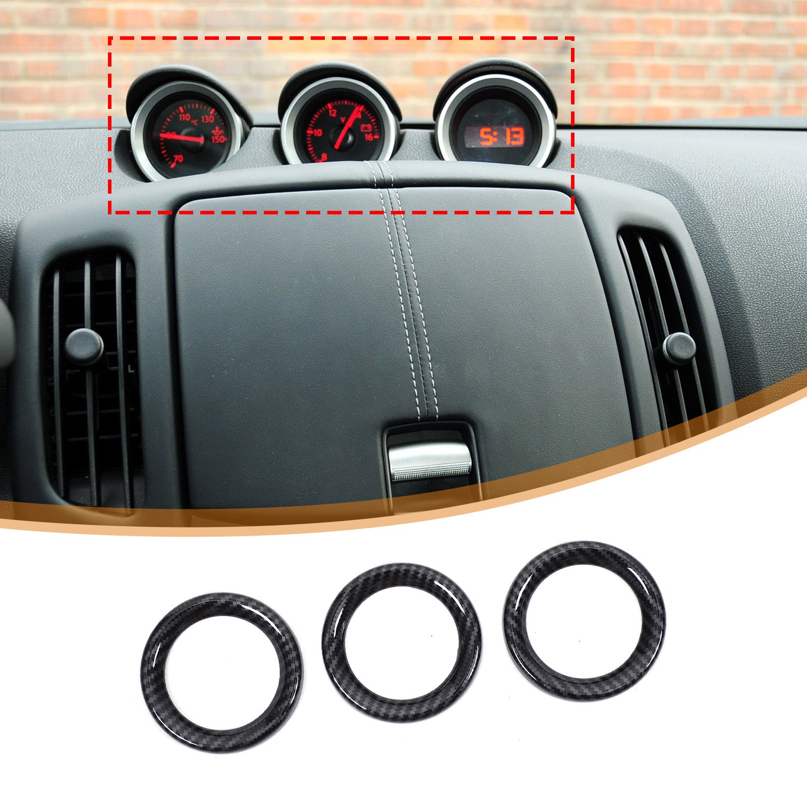 ABS Black Glove Box Divider Storage Panel Trim for Toyota 86/ for Subaru BRZ 2022+