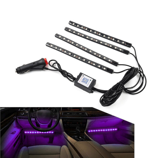 VoiceControl Floor Atmosphere Light Decorative Foot Lamp RGBMusic