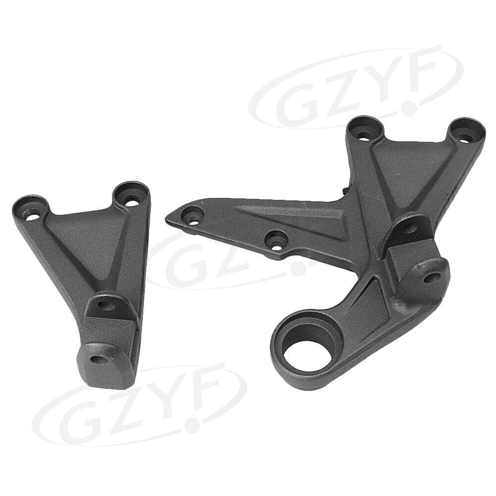 Front Footrest Assembly Kit +Foot Pegs Fit for Honda CBR1000RR 2008-2011 09 Abrasive