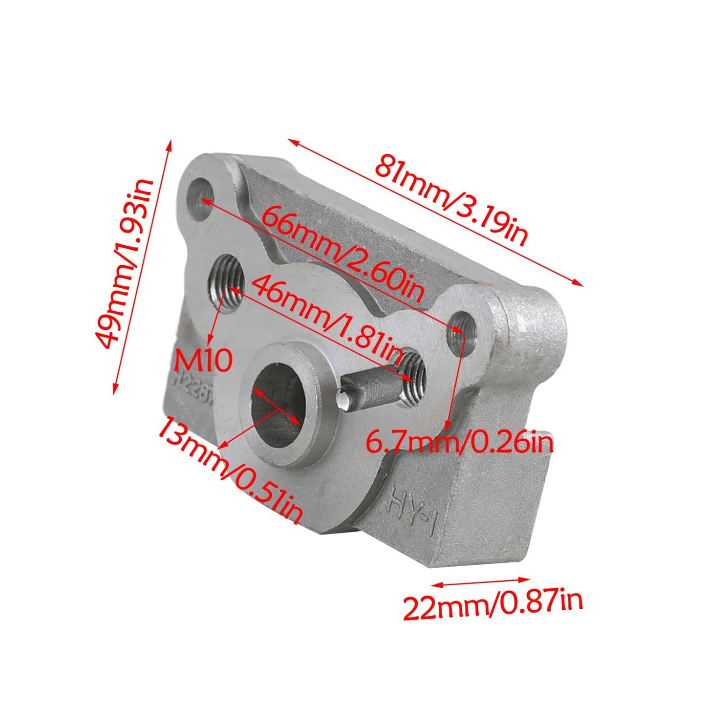 Engine cover oil cooler adapter plate bracket for Fo 125cc 140cc 160cc Dirt Pit bicycles