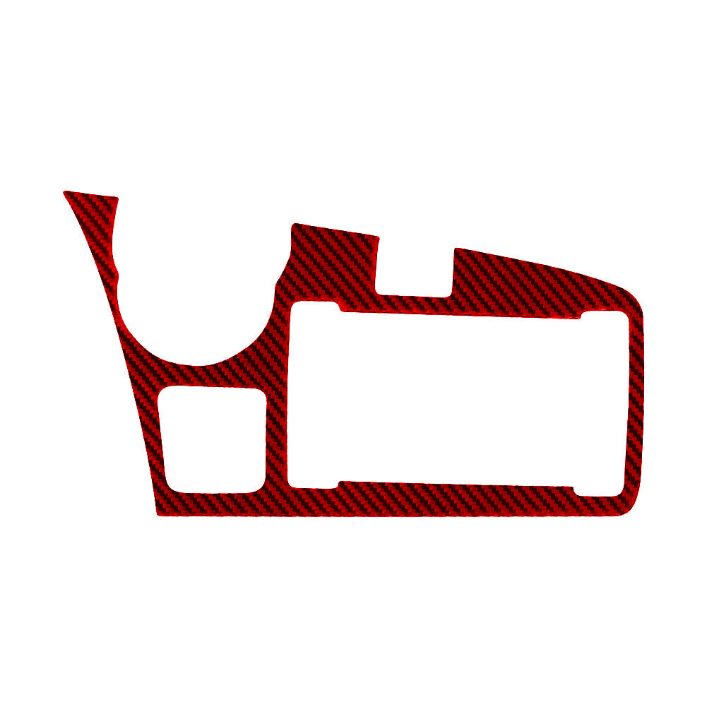 Red Carbon Fiber Center Console Frame Cover Trim for Toyota Matrix 2009-2014