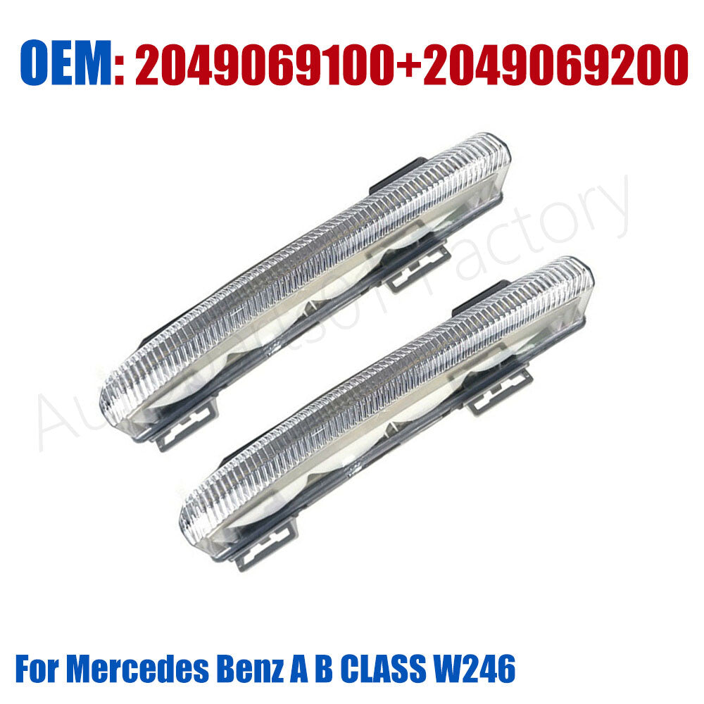 LED Day Running Light Fog Lights for Mercedes-Benz A B CLASS W246