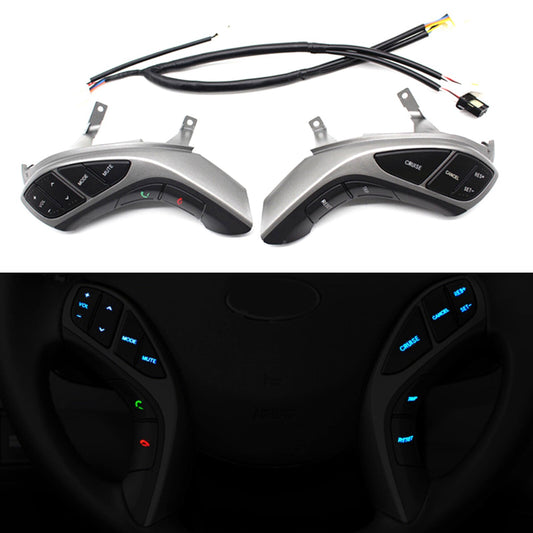fit for Hyundai for Elantra MD 11-16 Cruise Audio Steering Wheel Control Switch LH+RH AT