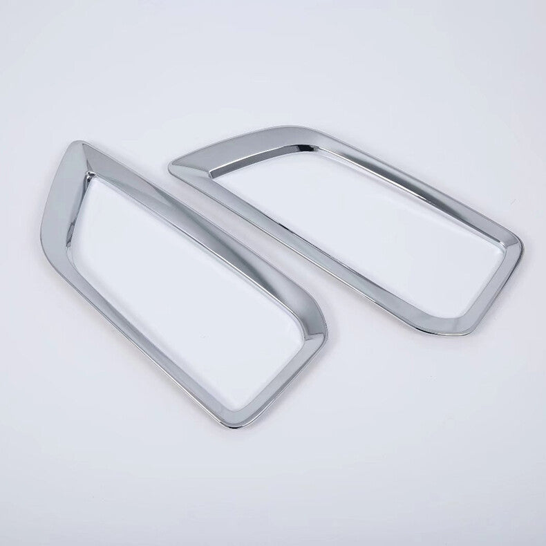 for Hyundai Kona 2018-2021 Chrome Front bumper Fog Light Lamp Cover Trim decor