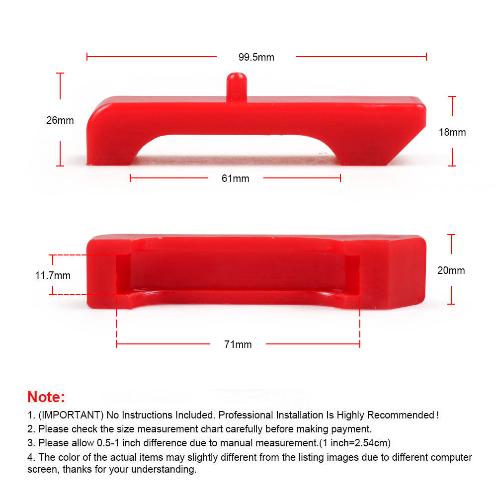4Pcs Rubber Radiator Insulator Pads Mounts Cushions Block for GM for Chevrolet for GMC