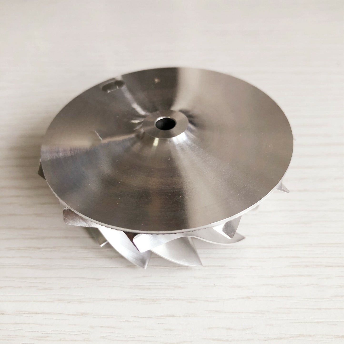 K16 54.70/67.00 mm 11+0 Blade Turbine Milling/Blank Compressor Wheel