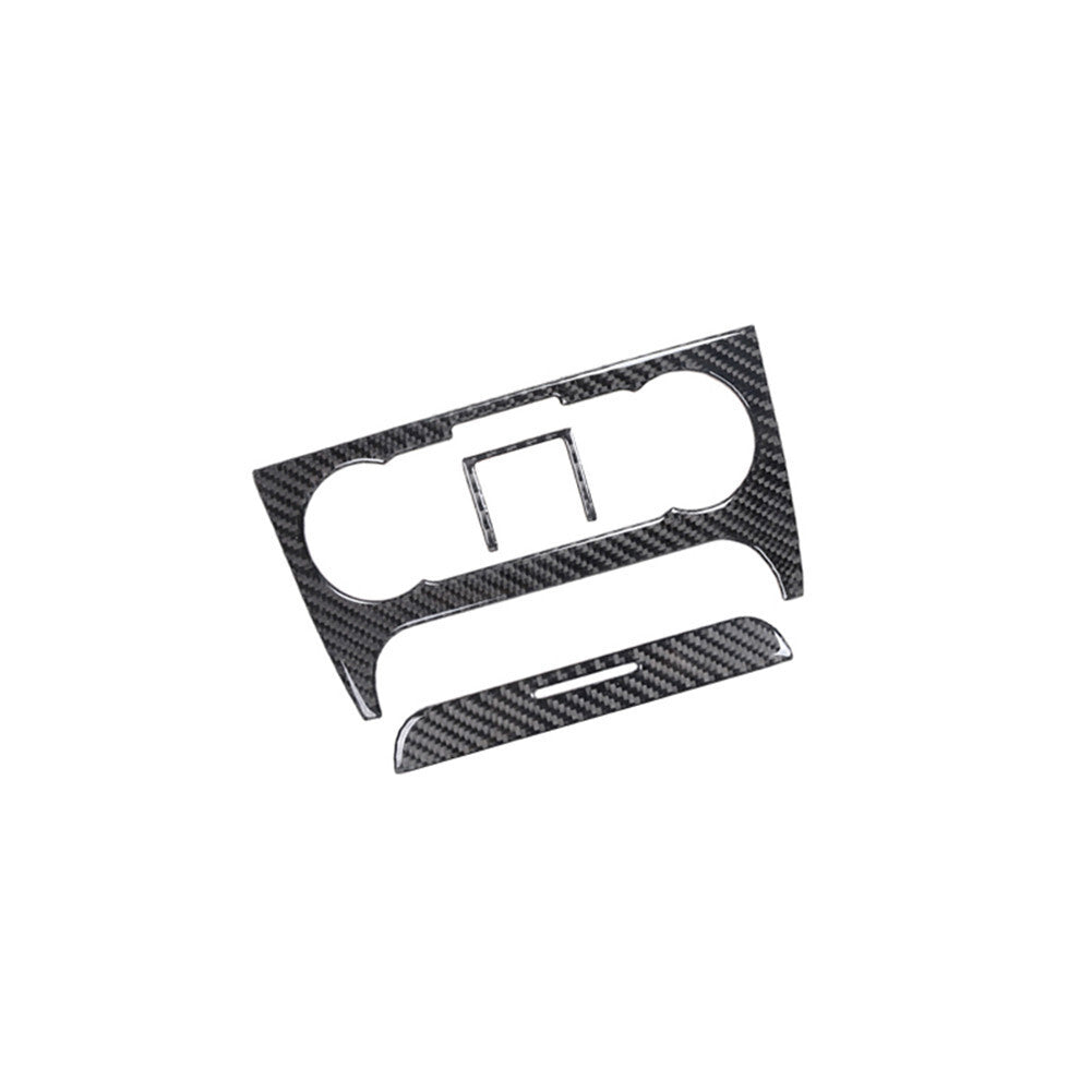 3X Air Conditioner Switch Trim Panel Cover Carbon Fiber for Audi TT 8N 2001-2006