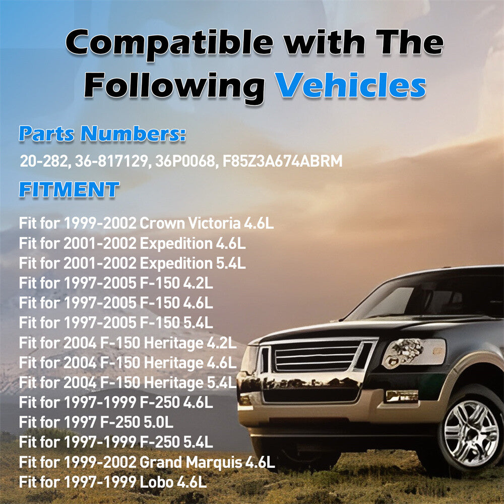 Power Steering Pump w/ Pulley for 1997-2005 for Ford F-150 1997-1999 for Ford F-250 Lobo
