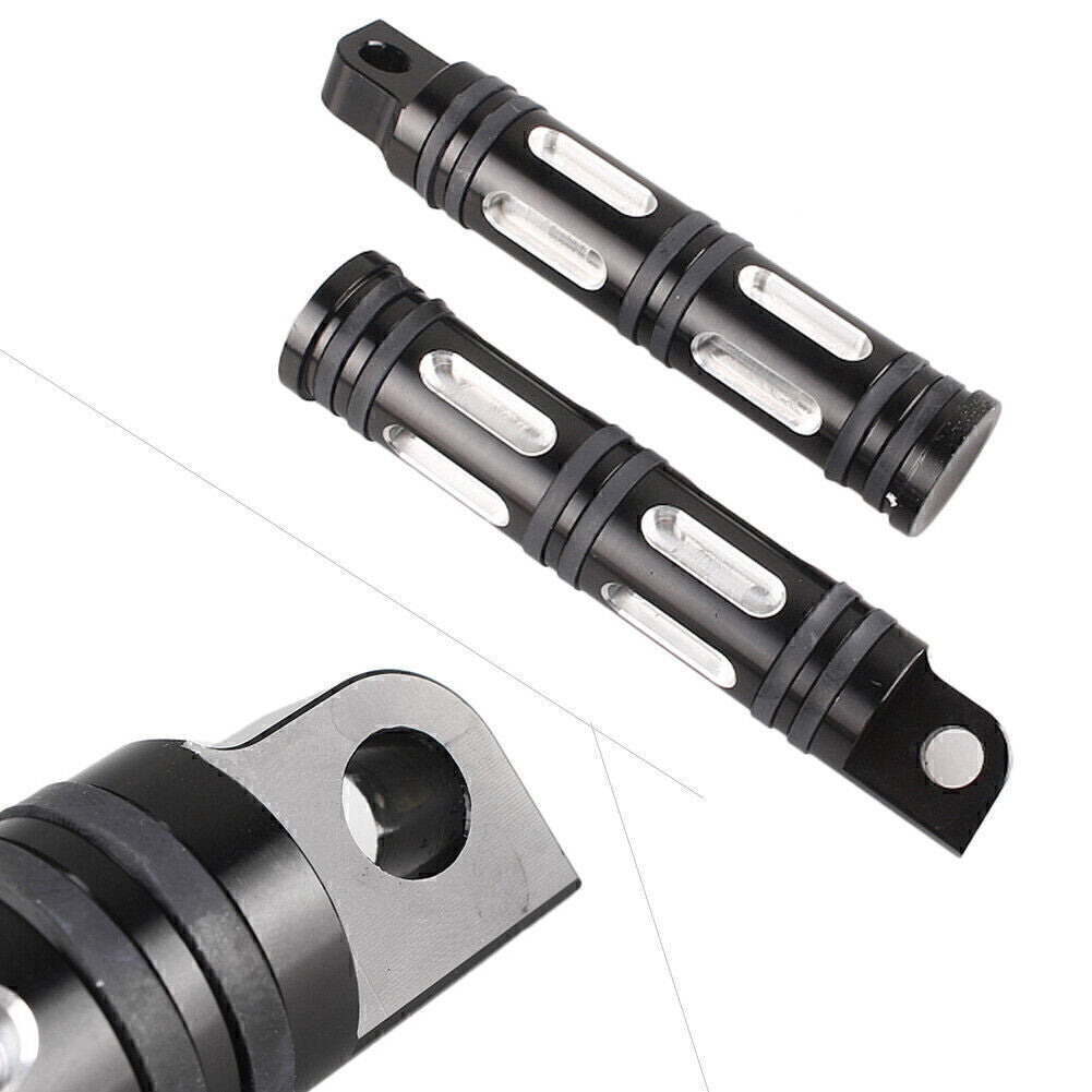 CNC Aluminum Foot Pegs Footpegs Fit for Harley Sportster XL883N FXCW 49312-10