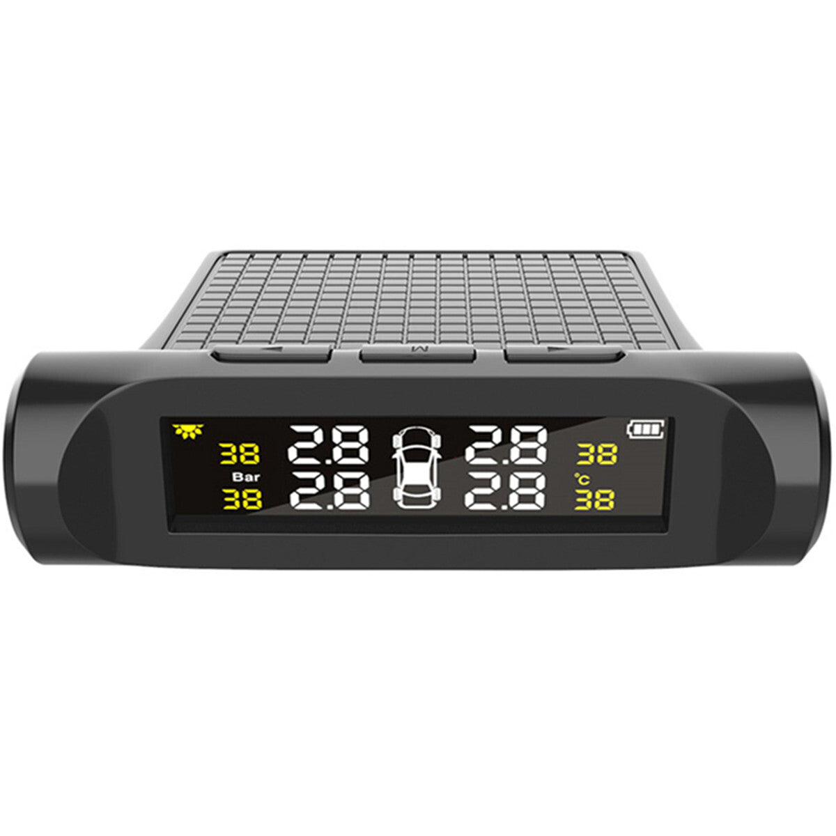 LCD Display TPMS Car Tire Pressure Monitoring System Wireless 4pcs Sensors