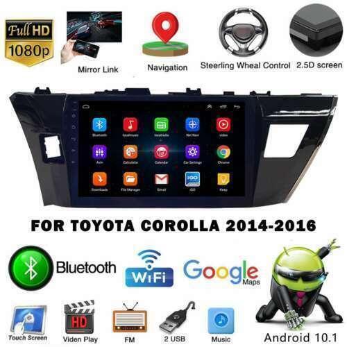 Car bluetooth for Toyota for Corolla 2014-2016 Android 10.1 Stereo Radio Wifi Player