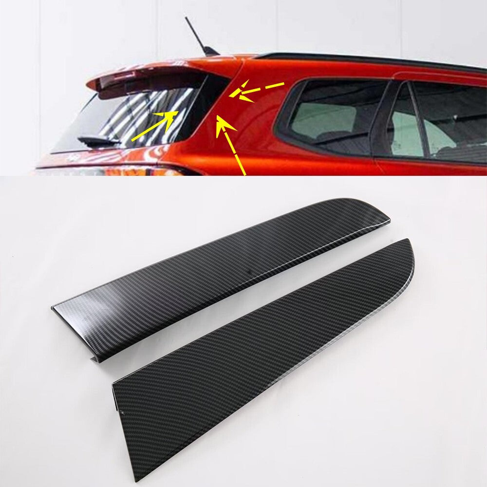 For 2023 for Ford Everest Car Accessories Rear Door Window Trim Molding Strap Cover