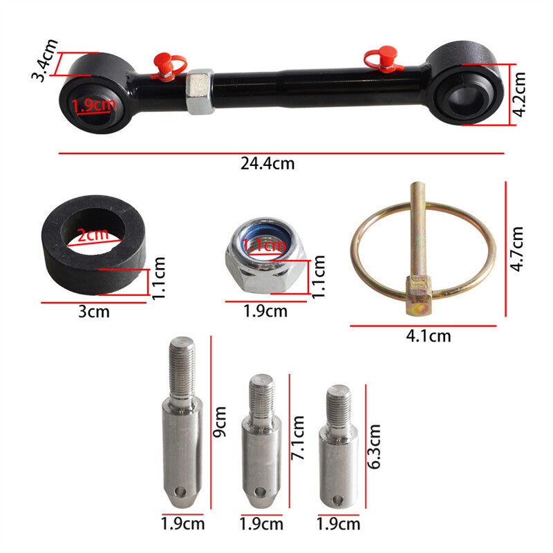 Adjustable Front Sway Bar Links Disconnects for 2007-2018 for Jeep for Wrangler JK JKU