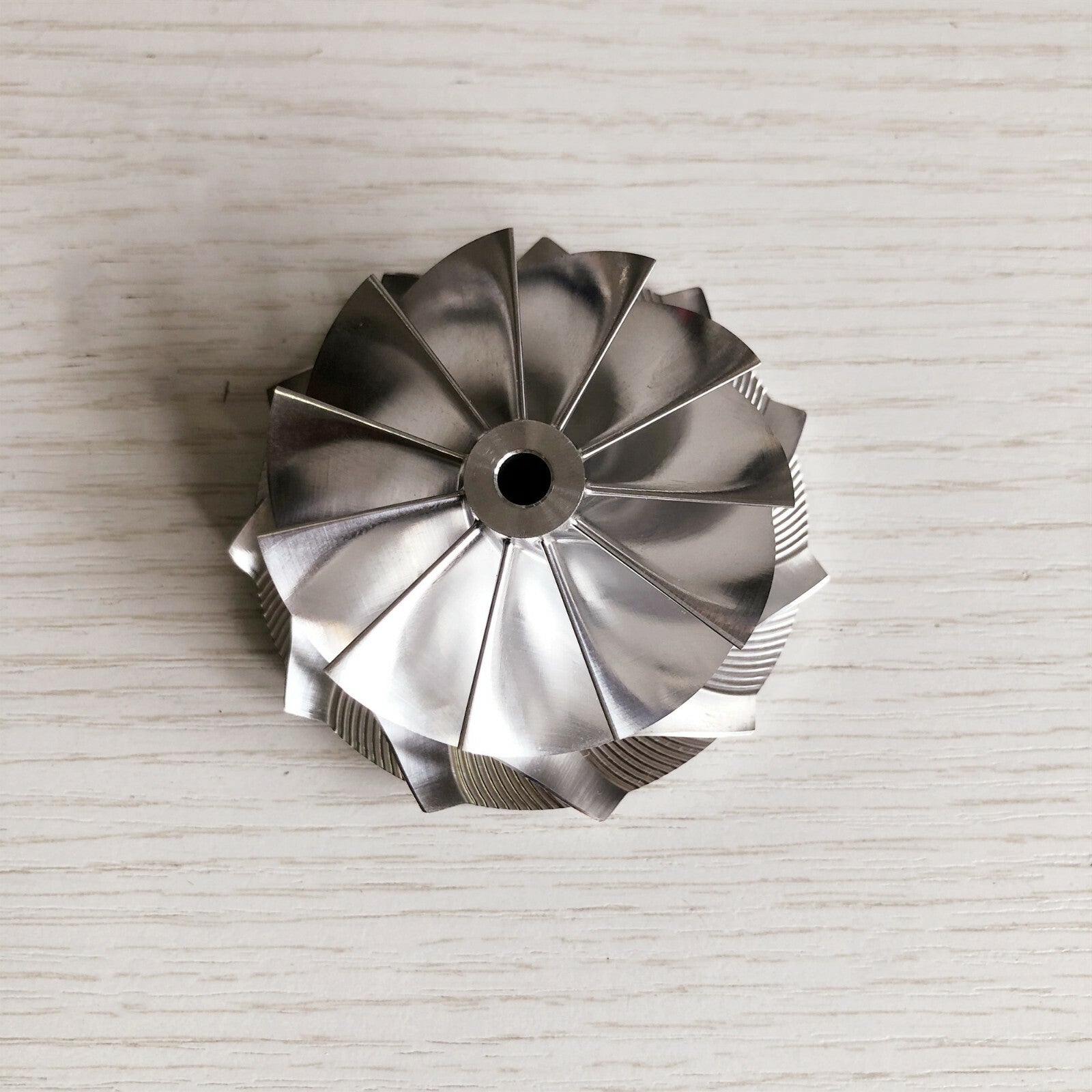 K16 54.70/67.00 mm 11+0 Blade Turbine Milling/Blank Compressor Wheel