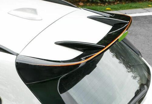 Fit for BMW X1 F48 2016 2017-2021 ABS Black Rear Trunk Spoiler Wing Flap 1PCS