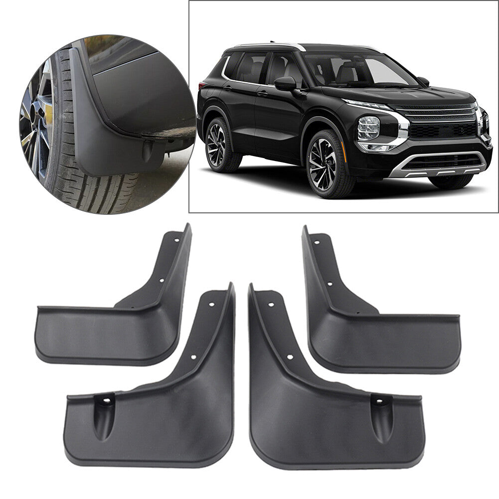 Wheel Mud Flaps Splash Guards for Mitsubishi Outlander PHEV 2022-2024