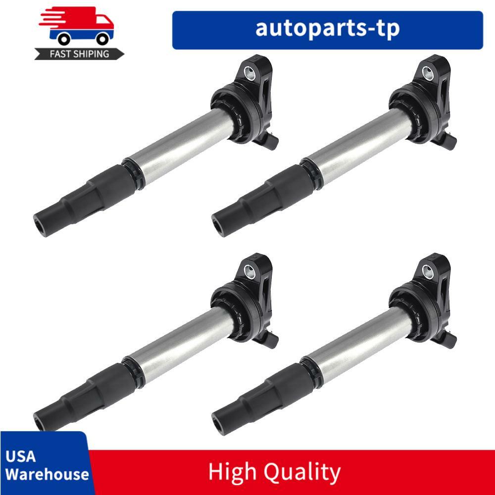 4PC Ignition Coils 90919-02258 Fits for Toyota for Corolla Prius C-HR 2009 1.8L 2.0L