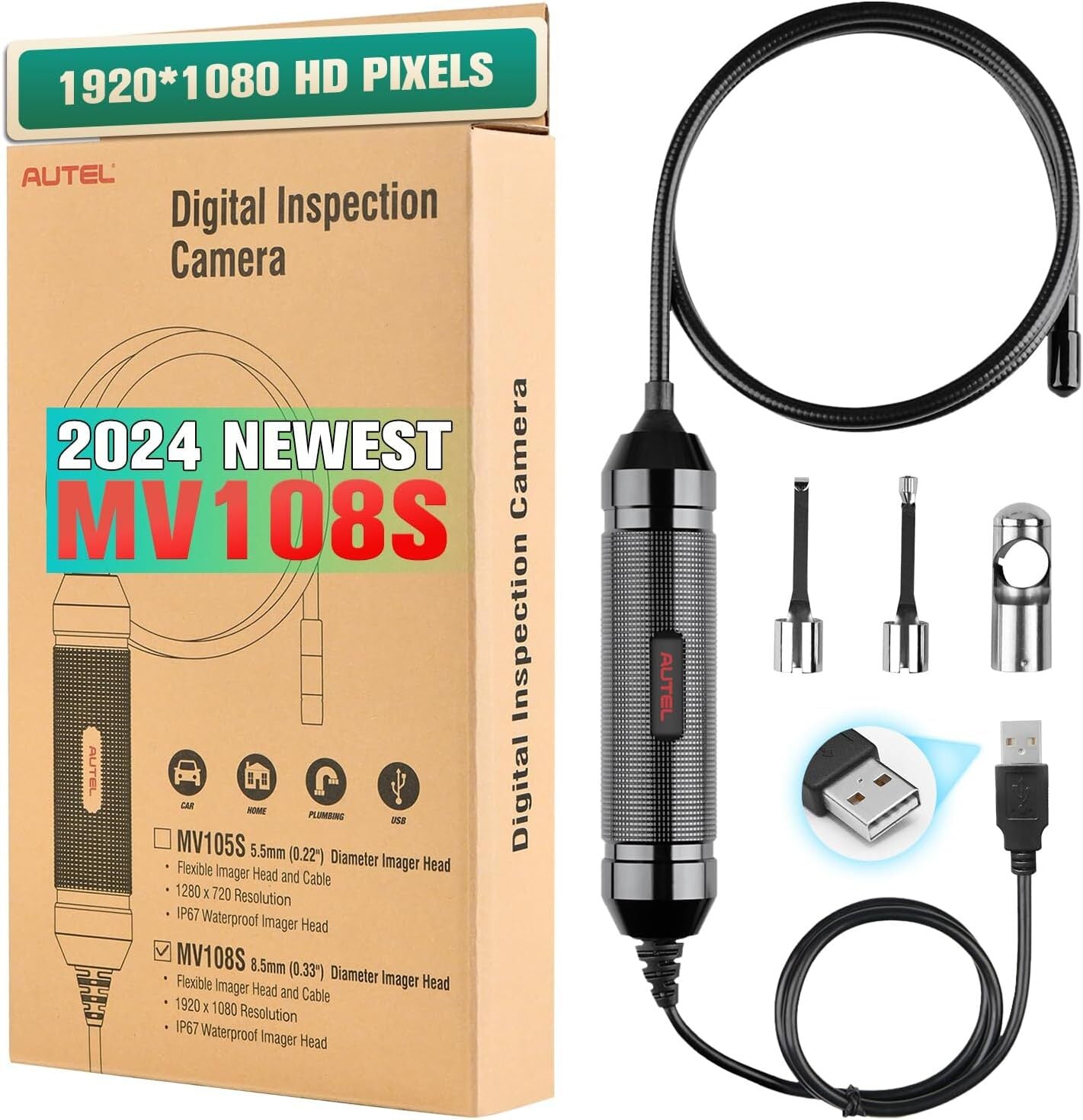 MaxiVideo MV108S Digital Inspection Camera For MK808S MK906BT MK908P II