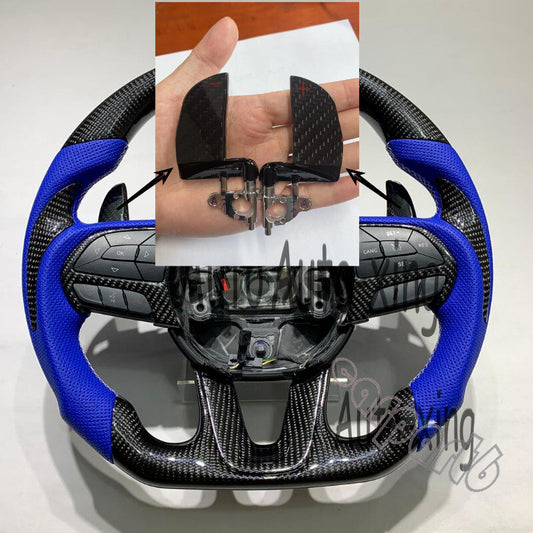 Real Carbon Paddle Shifters for Dodge Charger for Challenger SRT R/T Steering Wheel