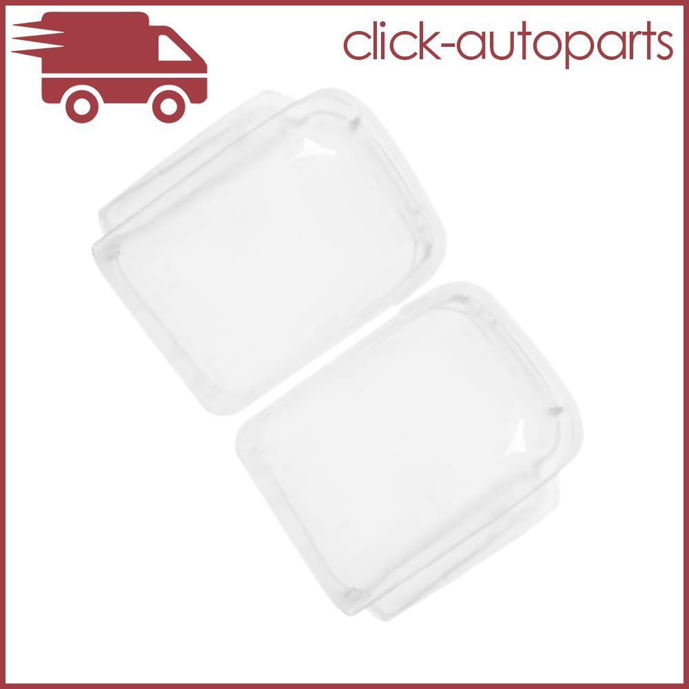 Fits for Sierra 1500 2500 14-18 2x LH RH Headlamp Lens Cover Clear no Glue