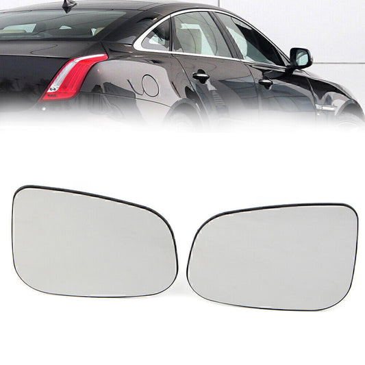 for Jaguar Vanden Plas XF XJ XJ8 XK XE I-PACE 2 x Rearview Mirror Glass C2Z31946