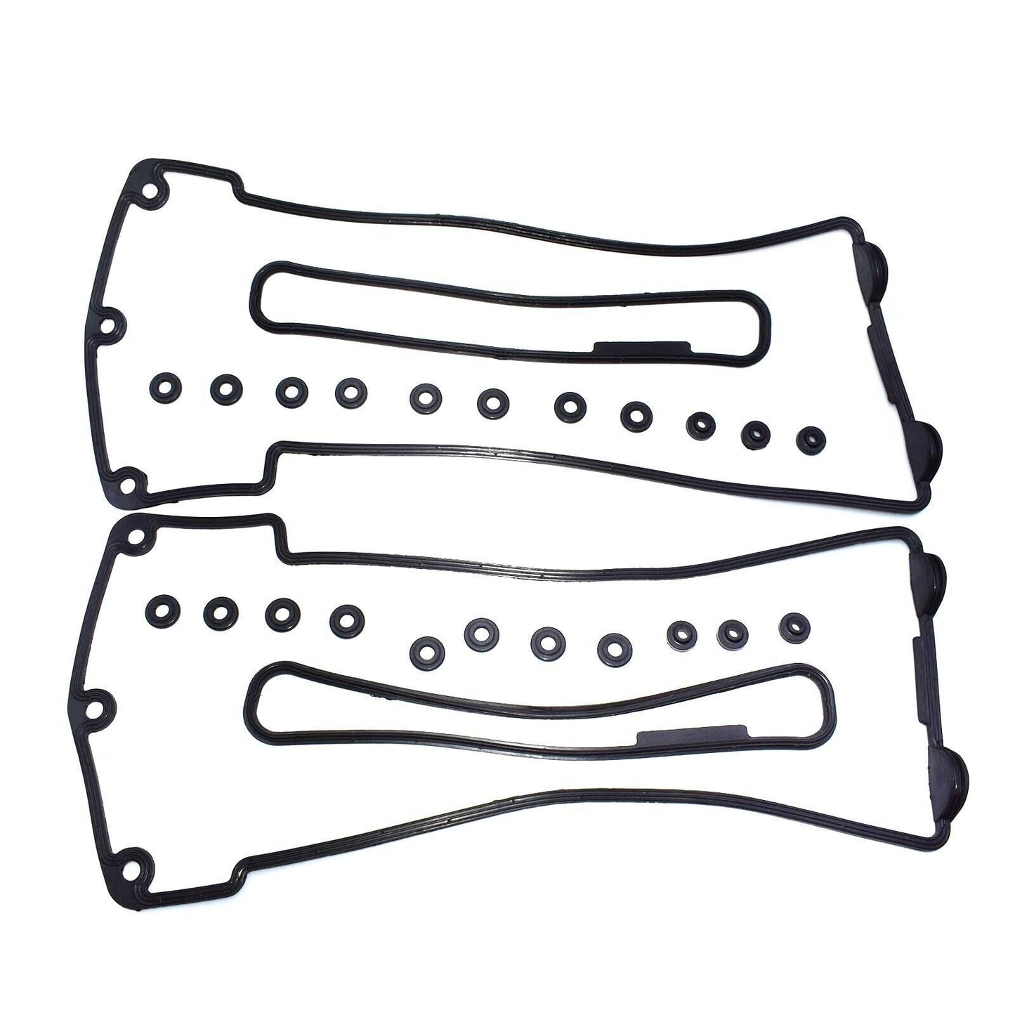 for BMW E38 E39 E53 540i 740i 740iL X5 New Valve Cover Gasket Left  Right Set