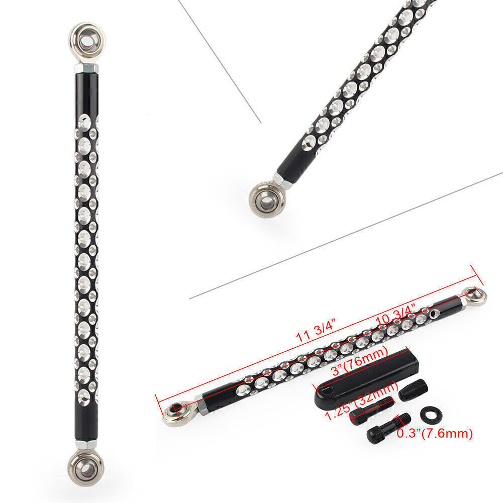1x 12 Black Shift linkage Shifter Link for Harley Touring Electra Glide 1986-19