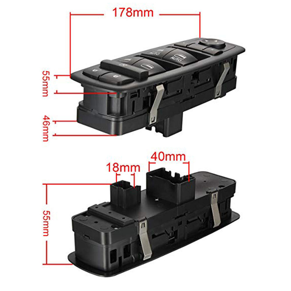 68110866AA Power Master Window Switch Front Drive, new, Suitable for RAM 1500 2500 3500