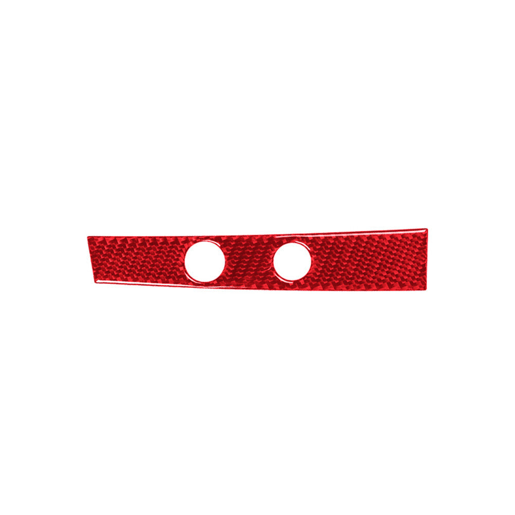 Red Steering Wheel Left Trim Cover Carbon Fiber for Chevrolet COBALT 2005-2010