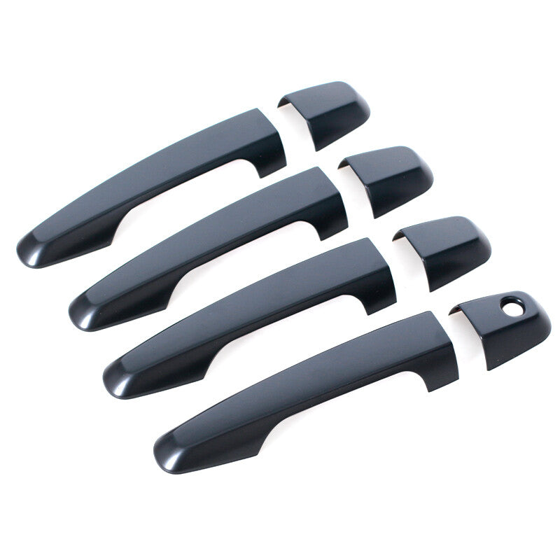 Black Chrome Exterior Door Handle Cover Trim for Mitsubishi TRITON L200 ML 05-17