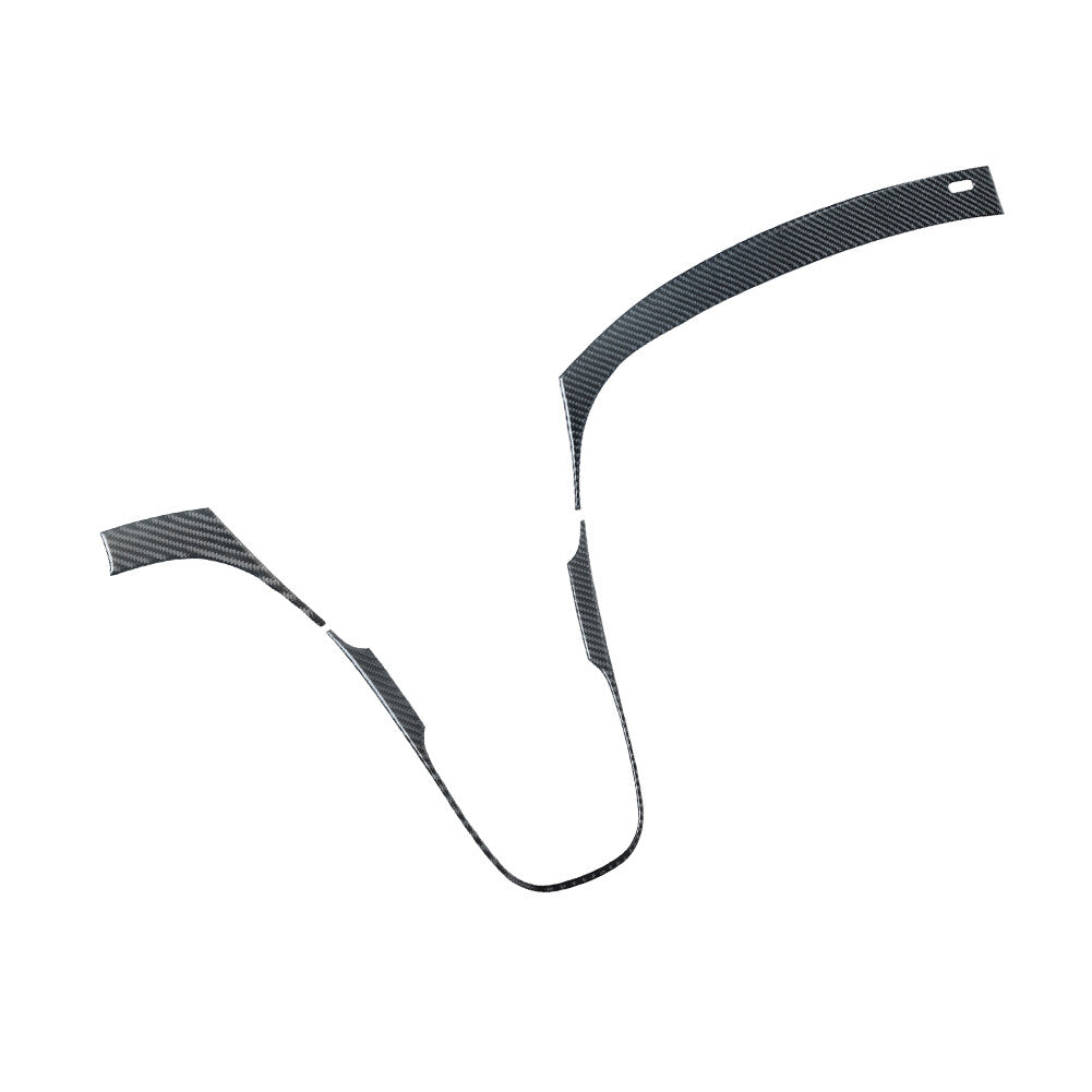 3Pcs Carbon Fiber Climate Control Panel Trim Cover for Chevrolet Sonic 2012-2016
