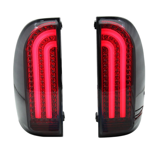 For Black Smoke 2005-2015 for Toyota Tacoma LED Strip Rear Tail Lights Lamps 2PCS